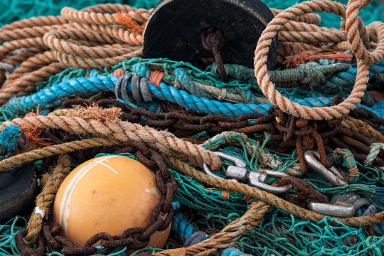 fishing nets ropes and floats