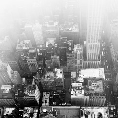 Top view of Manhattan