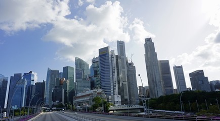 huge office building in singapore