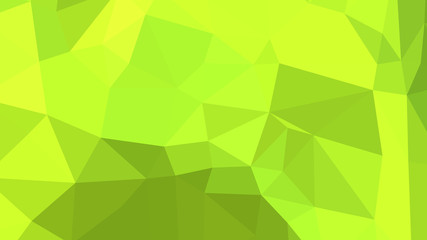 Obraz na płótnie Canvas Abstract polygonal background. Geometric Green Yellow vector illustration. Colorful 3D wallpaper.