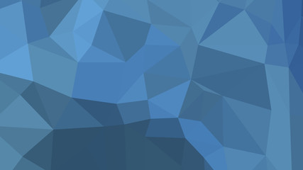 Obraz na płótnie Canvas Abstract polygonal background. Geometric Steel Blue vector illustration. Colorful 3D wallpaper.