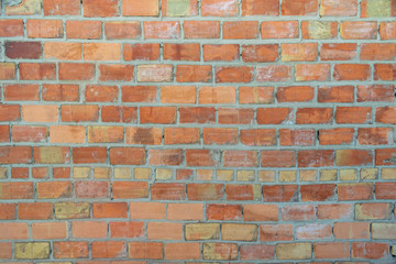 Orange brick wall for image
