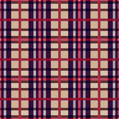 Muted tartan Scottish plaid