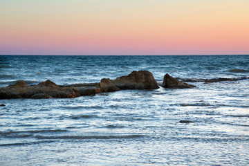 Fototapeta premium sunset on the beach