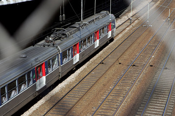 Gare de tri  des trains et réseau férrovière