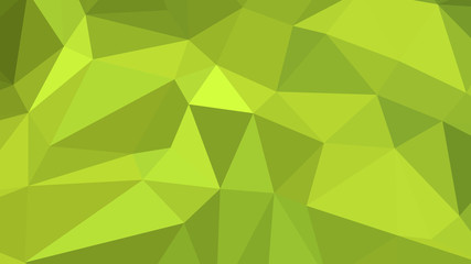 Obraz na płótnie Canvas Abstract polygonal background. Geometric Yellow Green vector illustration. Colorful 3D wallpaper.