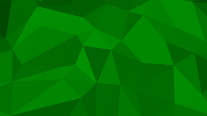 Abstract polygonal background. Geometric Web Green vector illustration. Colorful 3D wallpaper.