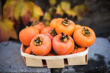 Perssimons in basket