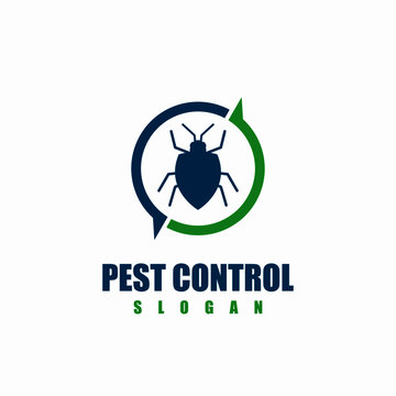 Pest Control Logo Design Vector Illustration