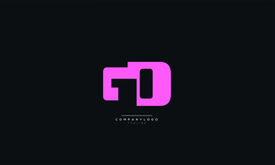 GO OG G O Letter Logo Design Icon Vector Symbol
