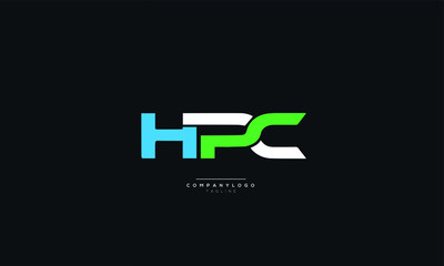 HPC Letter Logo Design Icon Vector Symbol