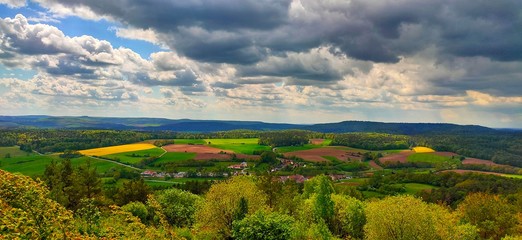 landscape with mountains