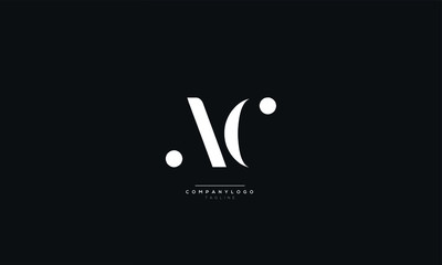 AC CA A C Letter Logo Design Icon Vector Symbol - obrazy, fototapety, plakaty
