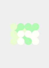 Colour Dots Universe Logo art design illustration