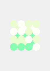 Colour Dots Universe Logo art design illustration