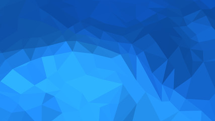 Abstract polygonal background. Geometric Dodger Blue vector illustration. Colorful 3D wallpaper.