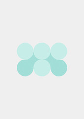 Colour Dots Universe Logo art design illustration