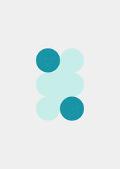 Colour Dots Universe Logo art design illustration