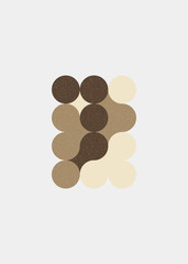 Colour Dots Universe Logo art design illustration