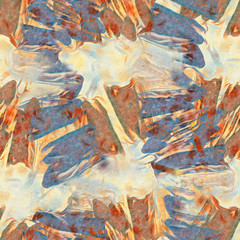 Seamless pattern of abstract brush strokes. - 345373659
