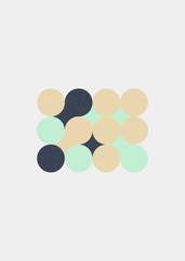 Colour Dots Universe Logo art design illustration