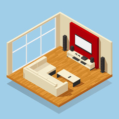 home theater isometric