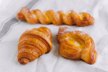 Delicious fresh french pastries