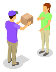 Illustration of a delivery
