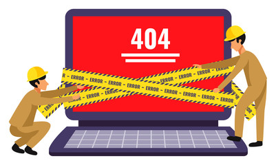 error 404 vector