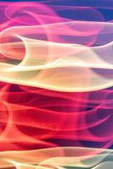 Fototapeta premium Beautiful Vibrant Curve Wave Light Motion Background Smoke Style 