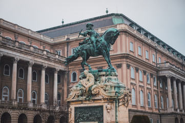 View of the Buda Castle in Budapest, Hungary