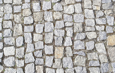 paving stones laid out in the old city
