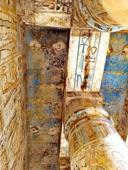 Medinet Habu temple a historical place in Luxor, Egypt