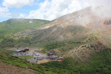 parking lots in the mountains