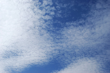 blue sky with clouds