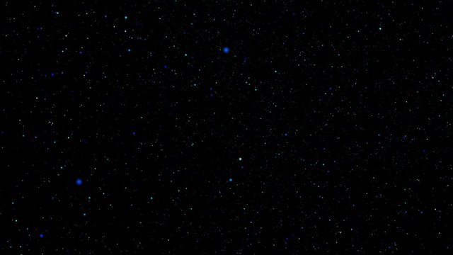 Nebula Stars in Dark Background 