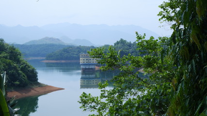 River side beautiful green landscape