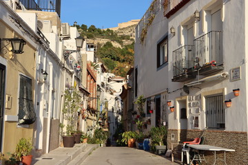 Fototapeta na wymiar Spain, Alicante, Calle San Antonio, Costa Blanca