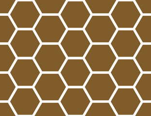 Seamless geometric pattern, texture or background vector in brown, white colors.