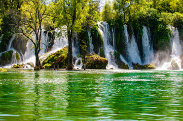 Kravice Waterfalls in Bosnia and Herzegovina