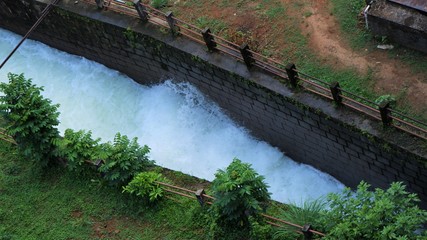 water flow in a canal