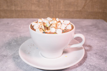 Delicious flavored cocoa marshmallows.