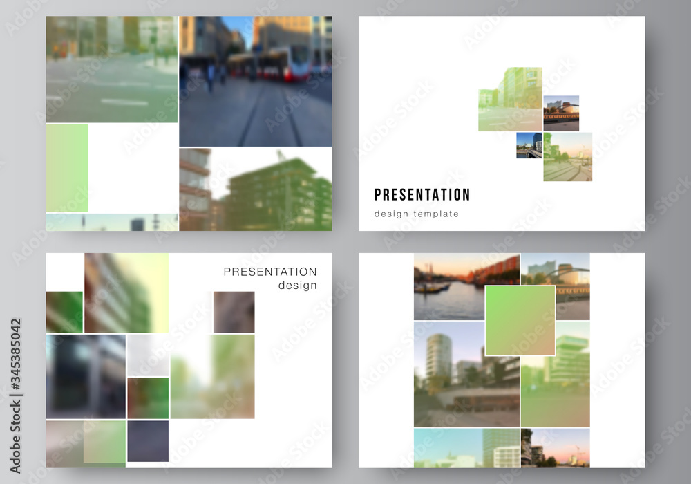 Poster vector layout of the presentation slides design business templates, multipurpose template for presen
