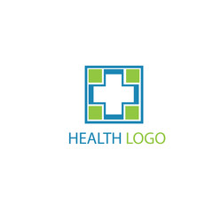 Obraz premium health vector logo simple design