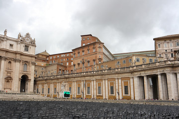 Fototapeta na wymiar Vatican City State within Italy