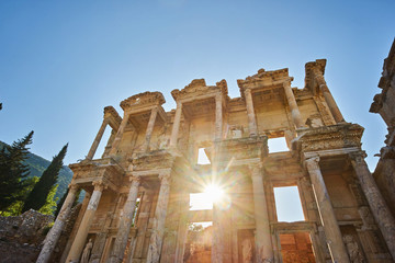 Obraz premium The library of Celsus at the ancient site of Ephesus