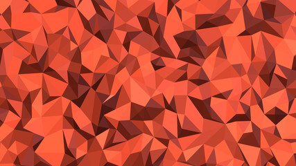 Abstract polygonal background. Geometric Tomato vector illustration. Colorful 3D wallpaper.