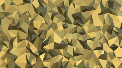 Abstract polygonal background. Geometric Dark Khaki vector illustration. Colorful 3D wallpaper.