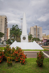 Municipal monument - Obelisco - Campo Grande Mato Grosso do Sul