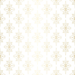 Geometric golden texture pattern. Abstract endless modern design background. Vector illustration eps 10.